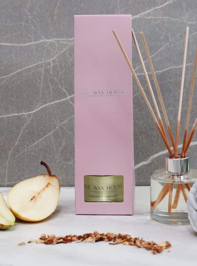 Wild Pear & Cedarwood Luxury Reed Diffuser Home Fragrance
