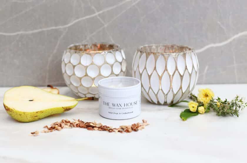 Wedding Scent Wild Pear & Cedarwood Natural Soy Travel Candle
