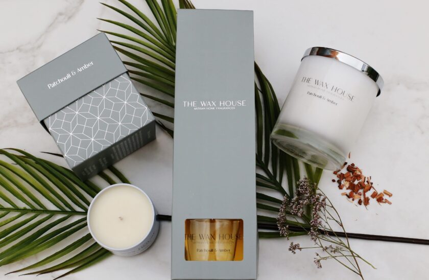 Patchouli & Amber Home Fragrance Collection, Luxury Soy Candle, Travel Candle, Reed Diffuser