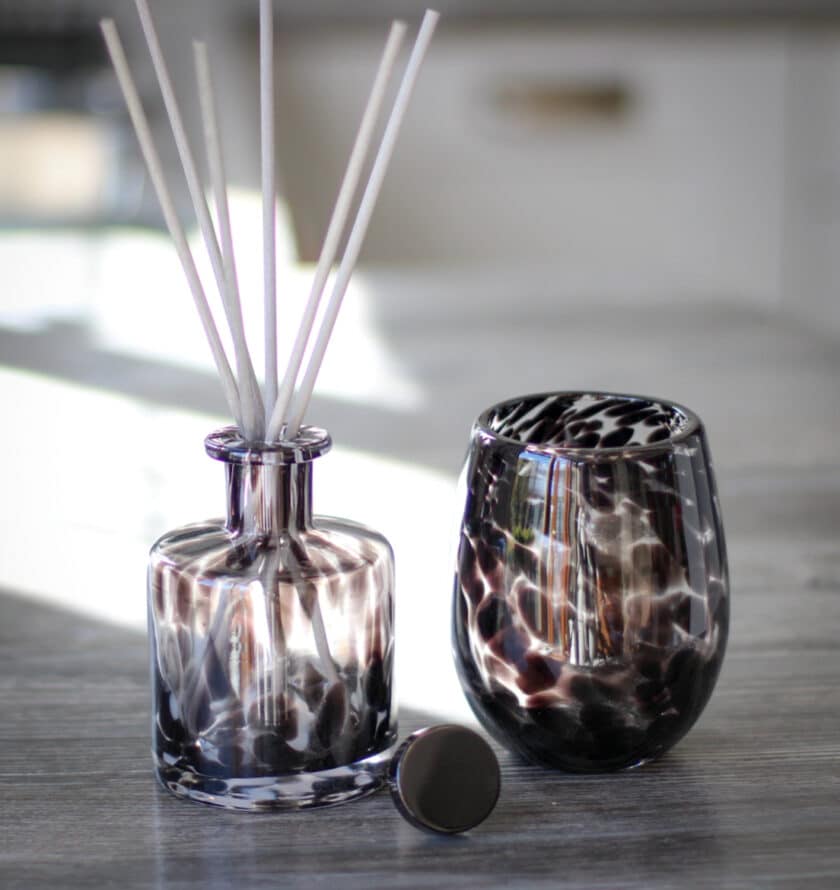 Animal Print Diffuser and T Light Holder