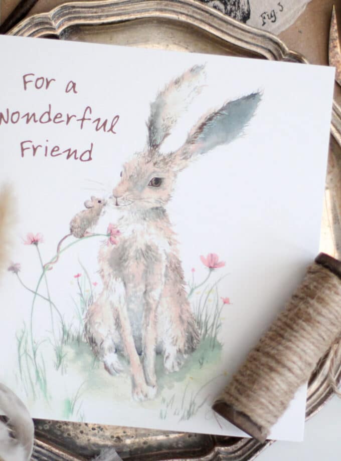 For A Wonderful Friend Greeting Card