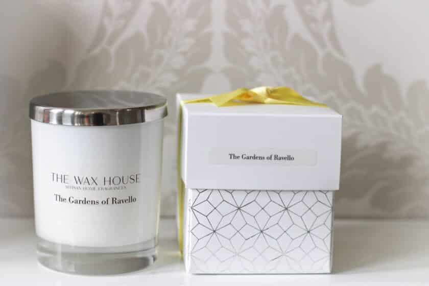 Summer fragrance Gardens of Ravello Luxury Natural Soy Candle