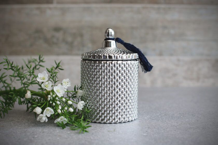 Luxury Silver Soy Candle