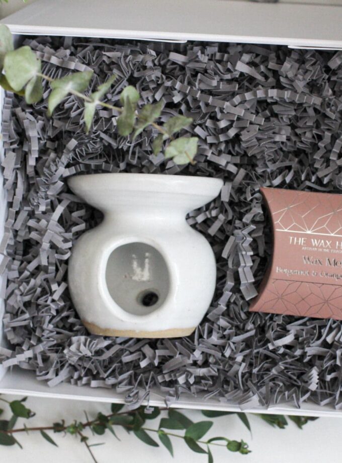 Pottery Wax Melt Burner & Wax Melt Gift Set