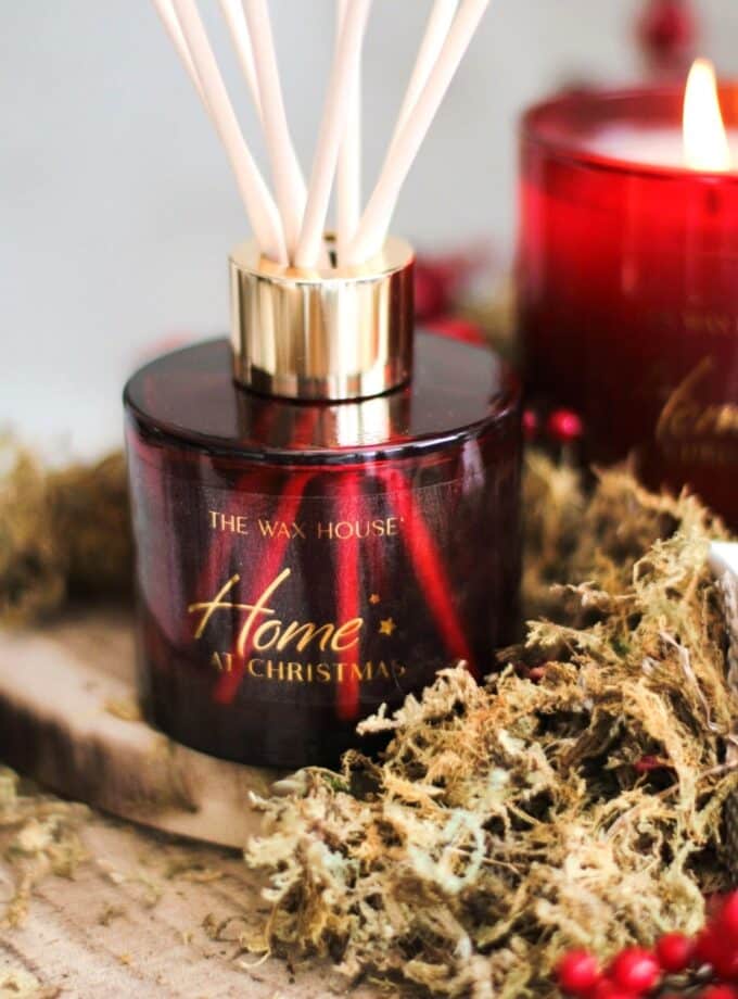 Home at Christmas Luxury Reed Diffuser in Ruby Red