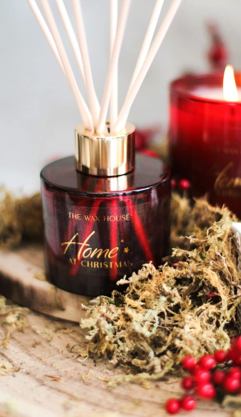 Home at Christmas Luxury Reed Diffuser in Ruby Red