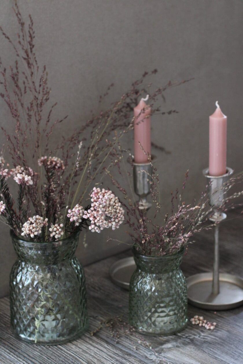 Blush Pink Small Dinner Candles