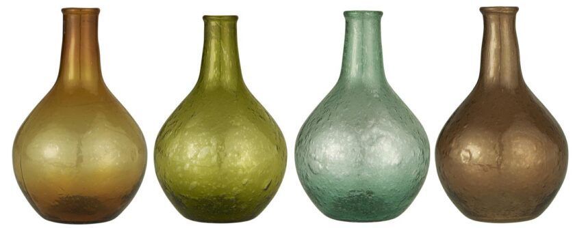 Small Balloon Style Glass Vases