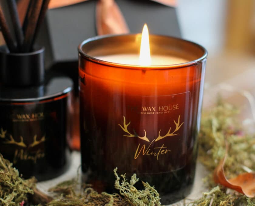 Winter Amber Candle Gift Boxed